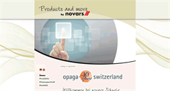 Desktop Screenshot of novars.ch