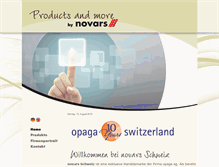 Tablet Screenshot of novars.ch